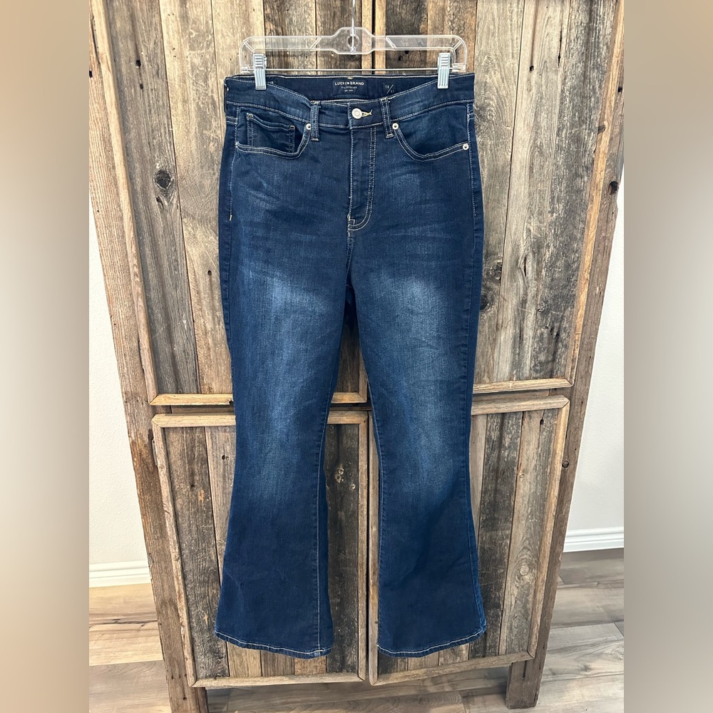 Lucky Brand High Rise Flare Stevie Jeans size 12